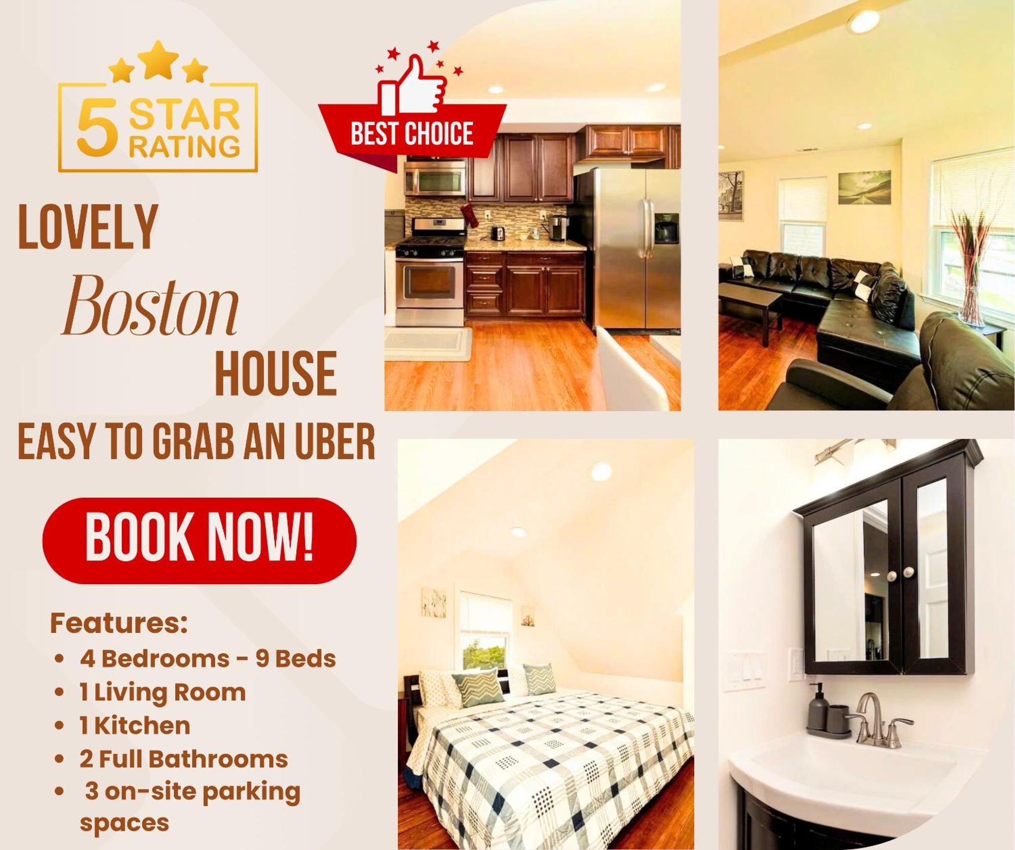 דירות 988 - 4Br Boston - Cozy Getaway Near Boston Common מראה חיצוני תמונה
